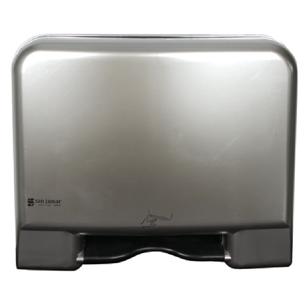 San Jamar T8406SSADA 14-1/2 Inch Towel Dispenser Recessed Plastic Touch-Free San Jamar T8406SSADA 14-1/2 Inch Towel Dispenser Recessed Plastic Touch-Free