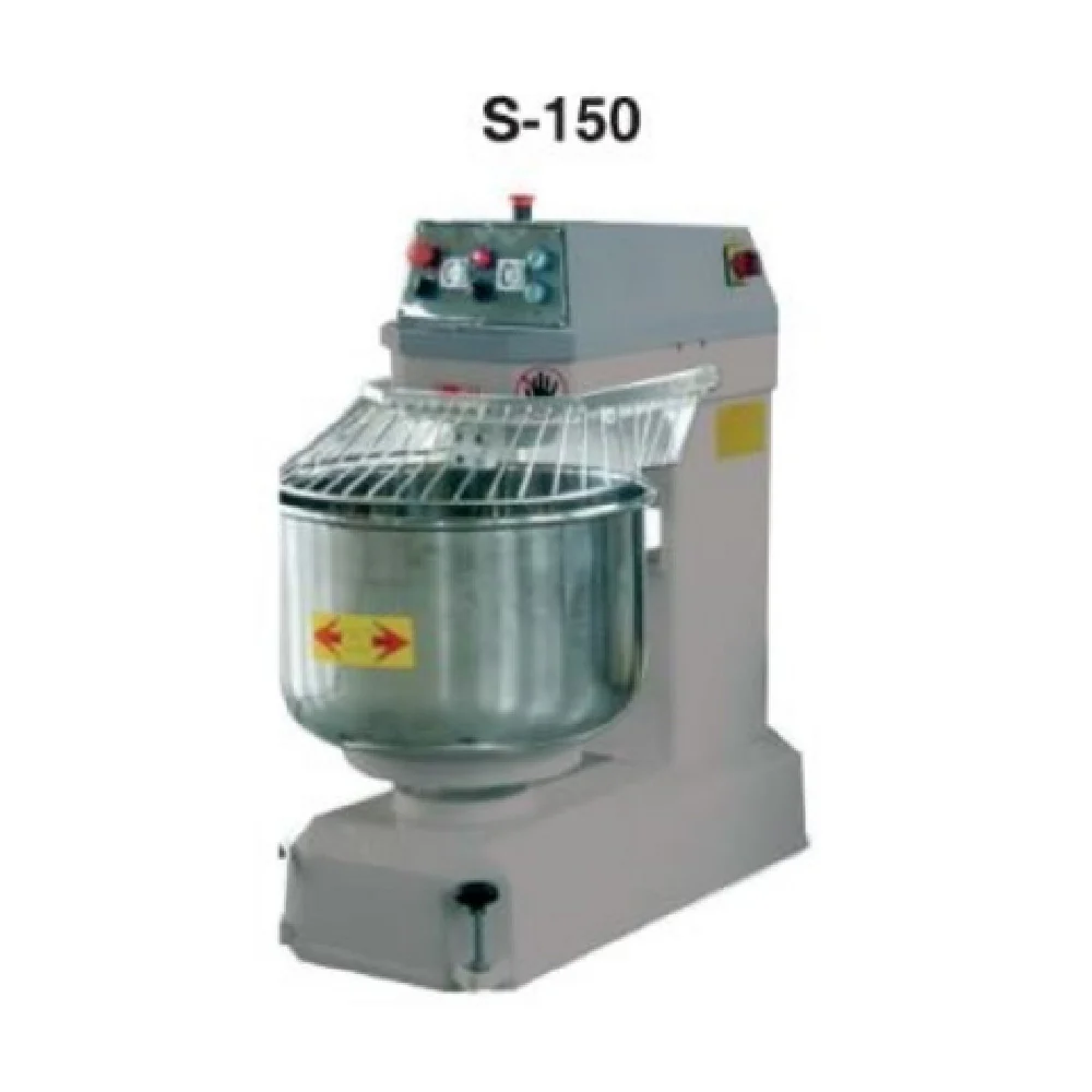 Alfa S-150 150 Quart Electric Precision Spiral Mixer Stainless Steel with 2 Speeds