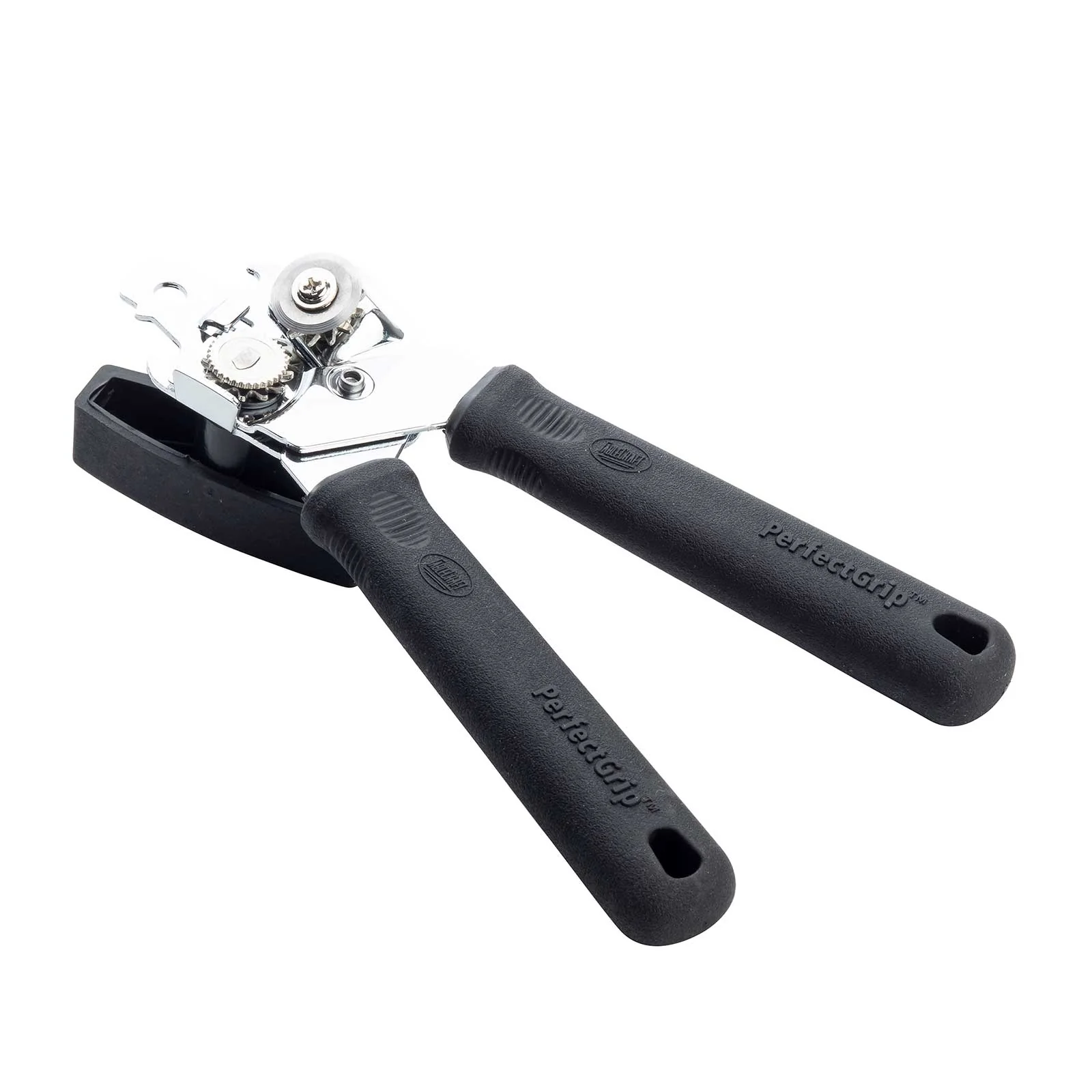 Tablecraft 10993 1.75 Inch Can Opener Handheld Chrome Plated Steel with PerfectGrip