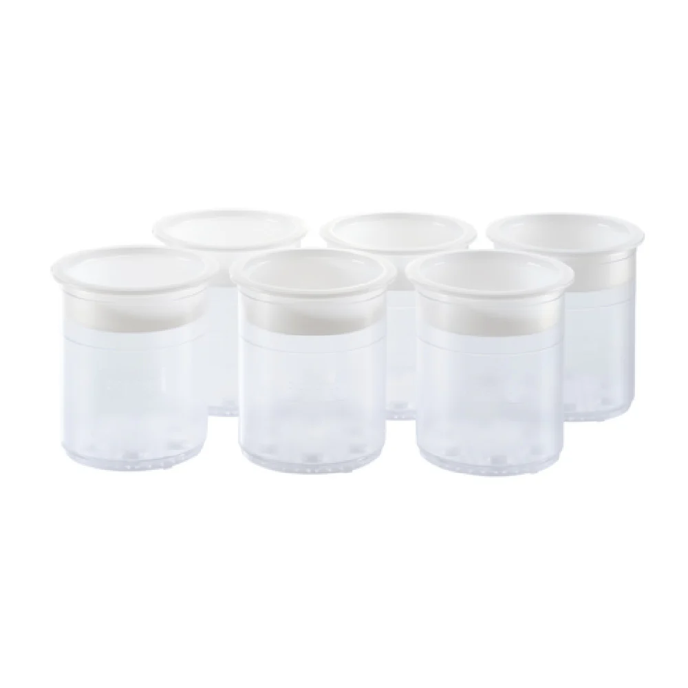 Pacojet USA 139161-E00-00 10 Inch Synthetic Pacotizing Beakers with Lids Set of 6