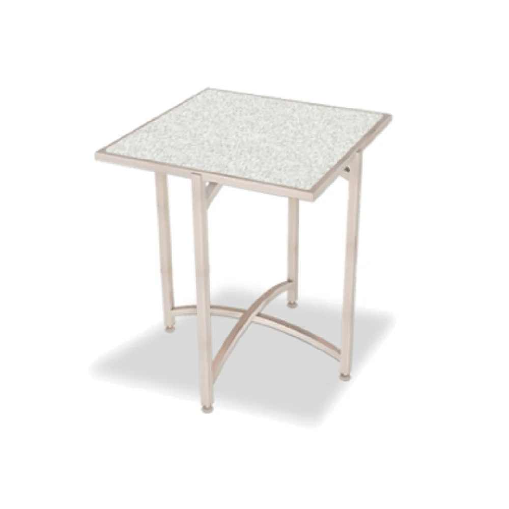 Forbes Industries 7027T-48 30 Inch Square Folding Table Collapsible Stainless Steel Forbes Industries 7027T-48 30 Inch Square Folding Table Collapsible Stainless Steel