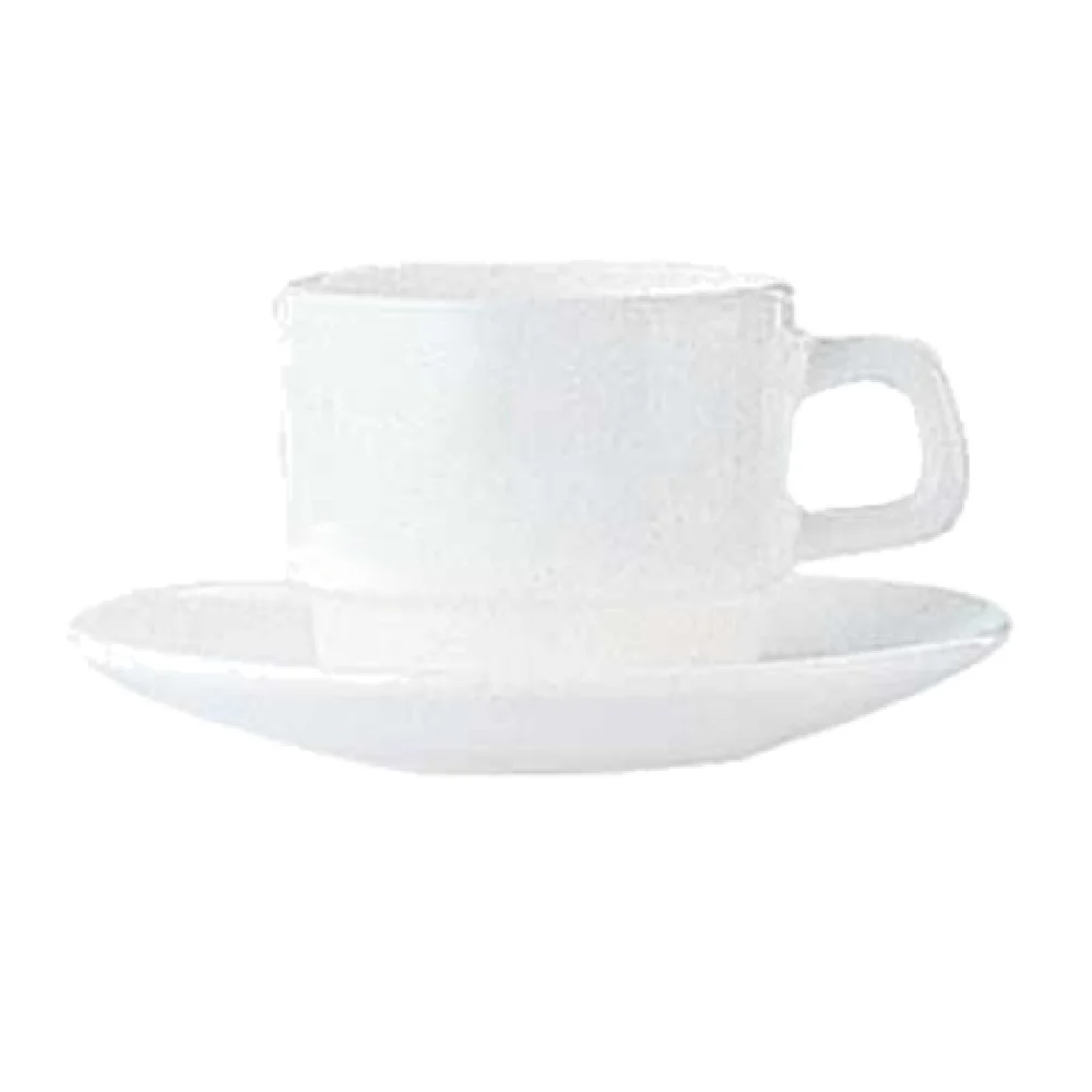 Arc Cardinal 22712 5.88 Inch Saucer Fluorosilicate Opal Glass 36 Packs Arc Cardinal 22712 5.88 Inch Saucer Fluorosilicate Opal Glass 36 Packs