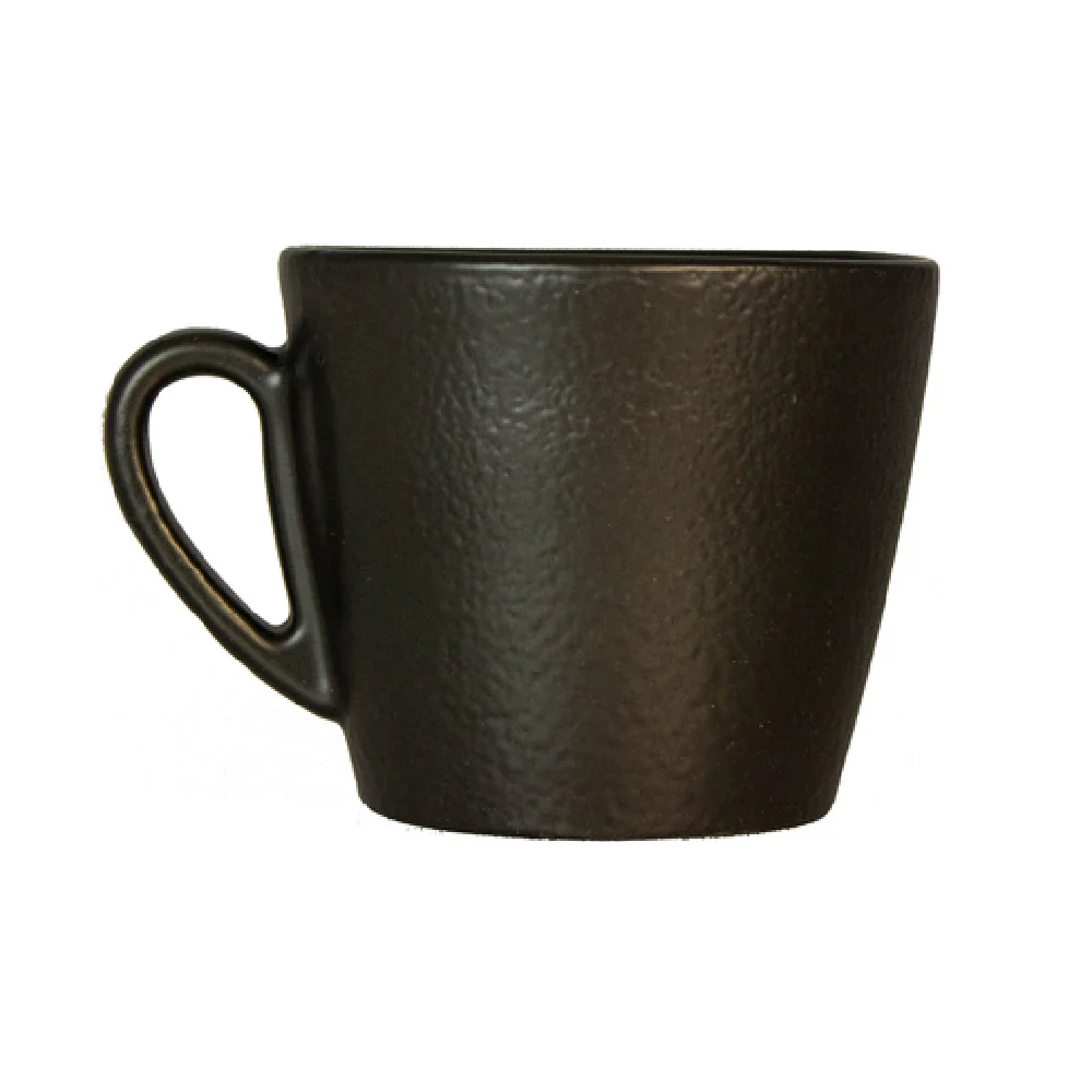 Vertex China OR-1 9 Oz Cup Scratch Resistant Matte Black Porcelain