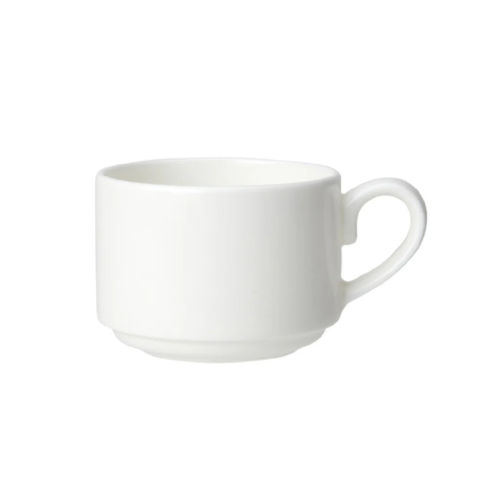 Steelite 82000AND0556 3.0 Oz Stacking Cup Whiteware Bone China