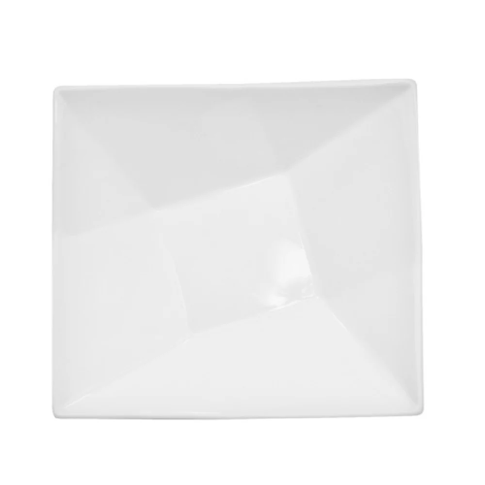 CAC China QZT-B6 10 Oz Crystal Bowl Square Porcelain with Dishwasher Safe - 3 Dozen Packs CAC China QZT-B6 10 Oz Crystal Bowl Square Porcelain with Dishwasher Safe - 3 Dozen Packs