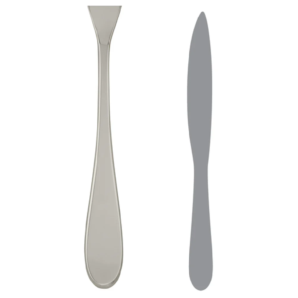 Steelite 5505J041 9-3/4 Inch Solid Handle Dinner Knife 13/0 Stainless Steel Steelite 5505J041 9-3/4 Inch Solid Handle Dinner Knife 13/0 Stainless Steel
