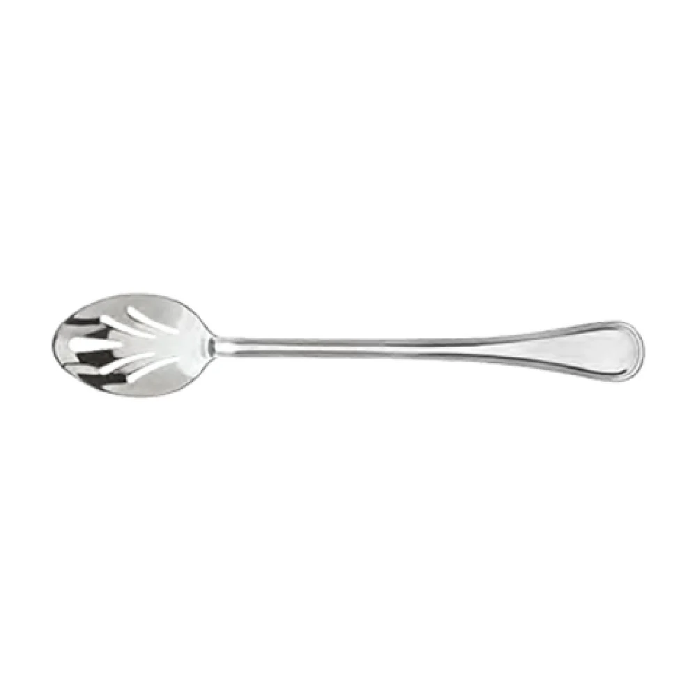 Libbey 492 126 13-1/8 Inch Slotted Serving Spoon Stainless Steel with Louvre