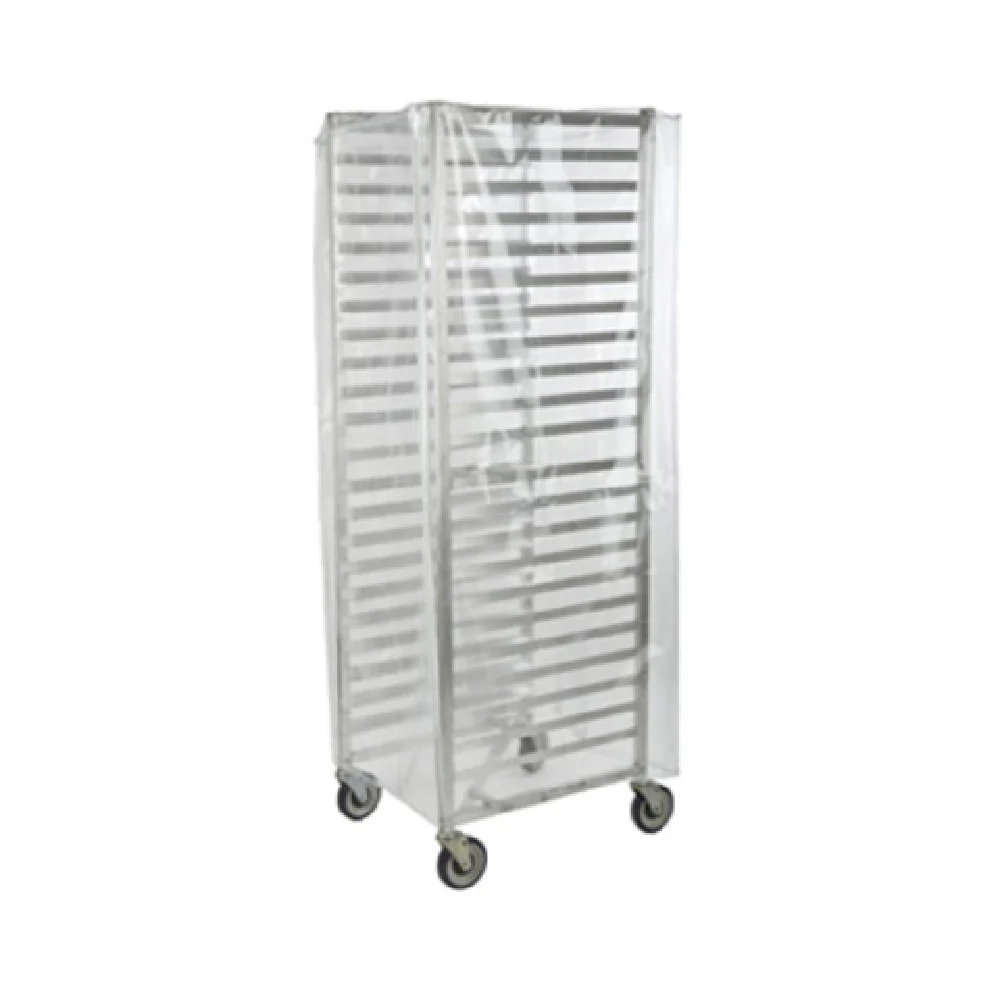 1880 Hospitality FBRCNF 24 Inch Clear Nylon Rack Cover for Bakery Racks