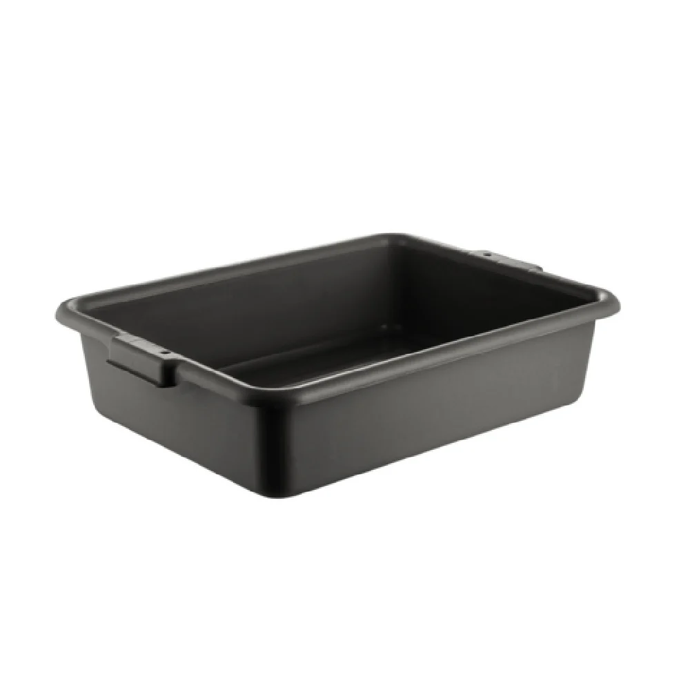CAC China BTDB-5BK 22 Inch Black Polypropylene Bus Box BPA Free CAC China BTDB-5BK 22 Inch Black Polypropylene Bus Box BPA Free
