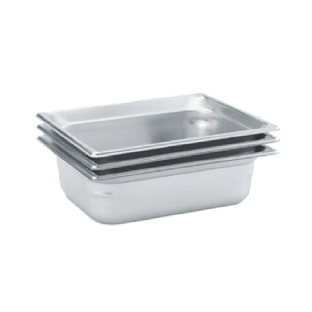 Vollrath 90202 1/2 GN Food Pan 22 Gauge Stainless Steel with Ramped Sides Vollrath 90202 1/2 GN Food Pan 22 Gauge Stainless Steel with Ramped Sides