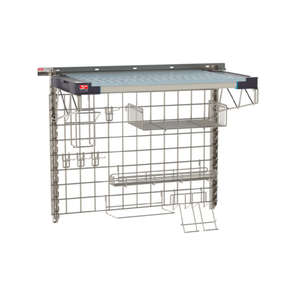 Metro SW-1836S4-30-PIZZA SmartWall Life Complete Kit For Pizza Prep Type 304 Stainless Steel Components: Wall Track Metro SW-1836S4-30-PIZZA SmartWall Life Complete Kit For Pizza Prep Type 304 Stainless Steel Components: Wall Track
