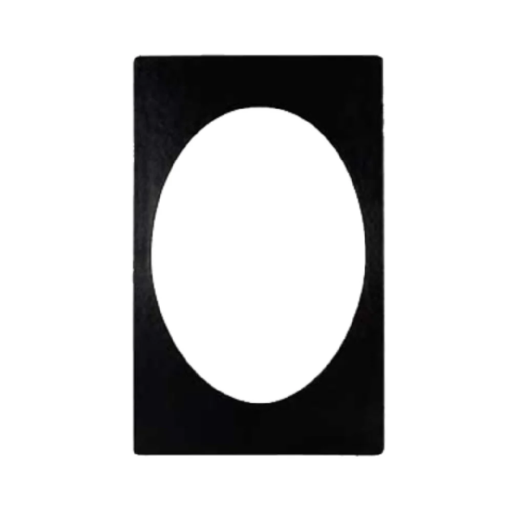 GET Enterprises 82728A5 20-13/16 Inch Stainless Steel Tile With One Large Oval Cut-out