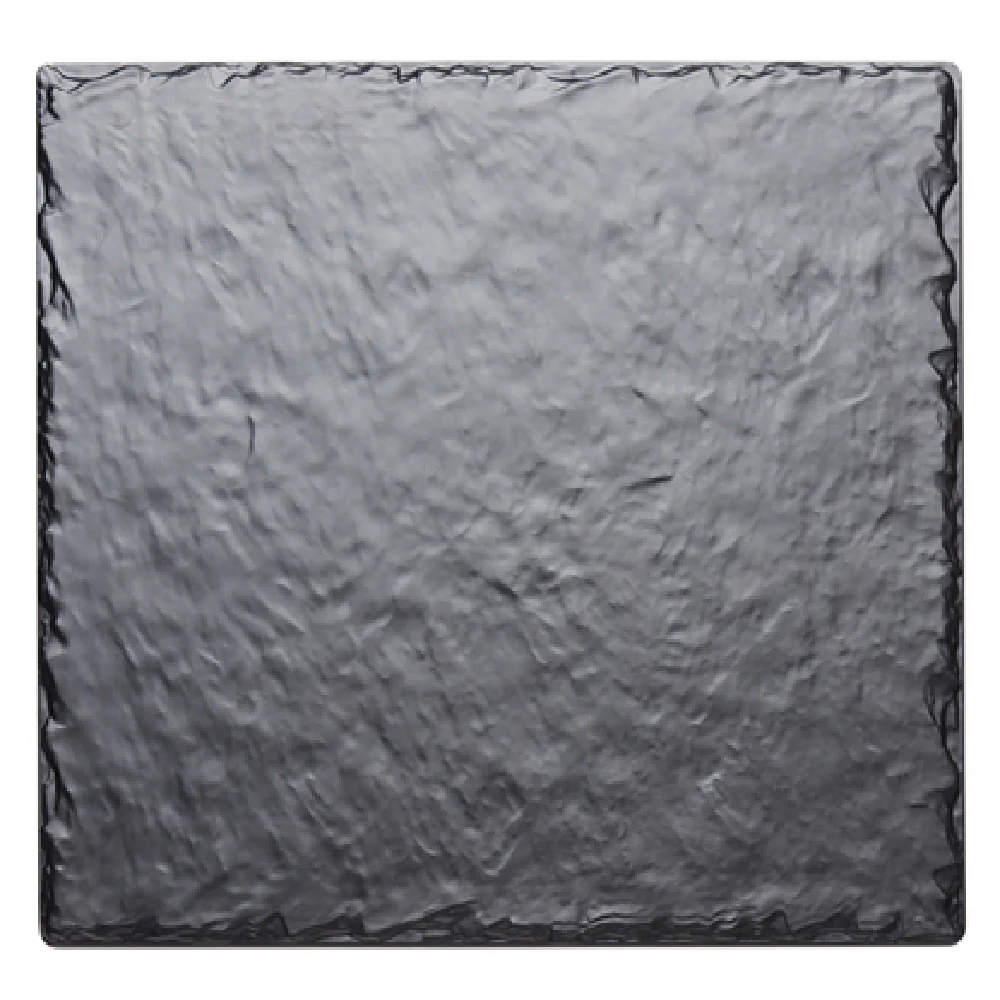 Cal Mil 1522-1212-65M 12 Inch Faux Slate Serving Board Black Melamine Cal Mil 1522-1212-65M 12 Inch Faux Slate Serving Board Black Melamine