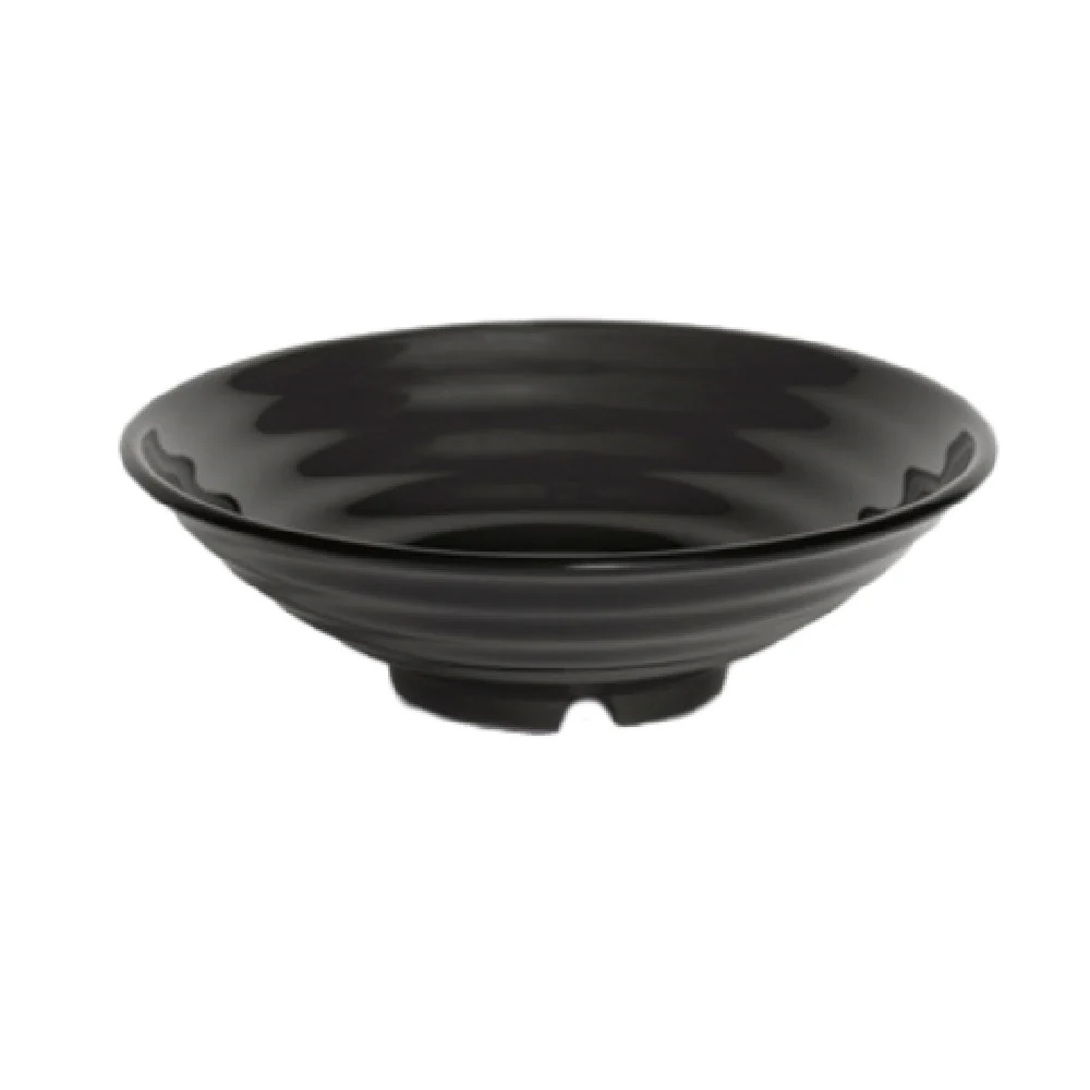 GET Enterprises ML-77-BK 24 Oz Black Melamine Bowl with Break-resistant Design GET Enterprises ML-77-BK 24 Oz Black Melamine Bowl with Break-resistant Design