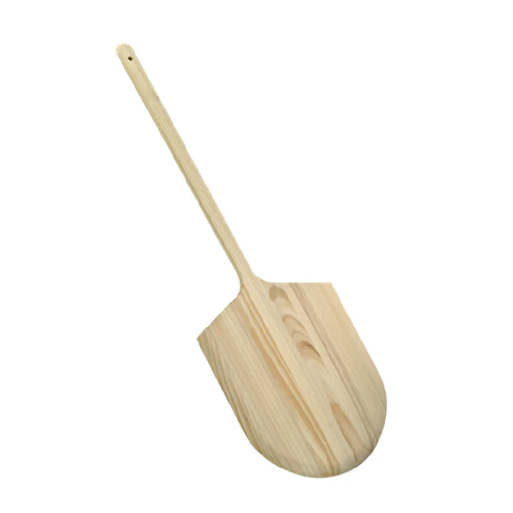 CAC China PPLW-1618D 42 Inch Wooden Pizza Peel with Stainless Steel Blade CAC China PPLW-1618D 42 Inch Wooden Pizza Peel with Stainless Steel Blade