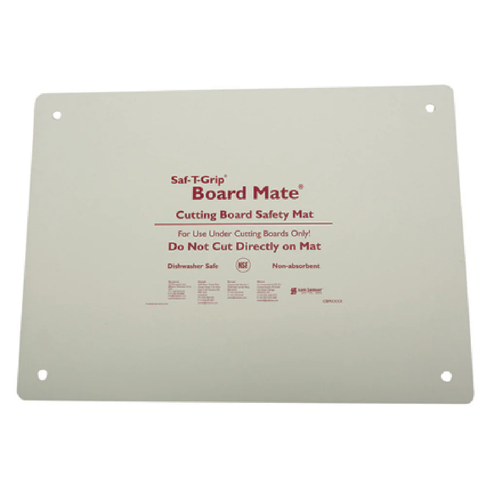 San Jamar CBM1622 22 Inch Cutting Board Mat Keeps Board From Sliding