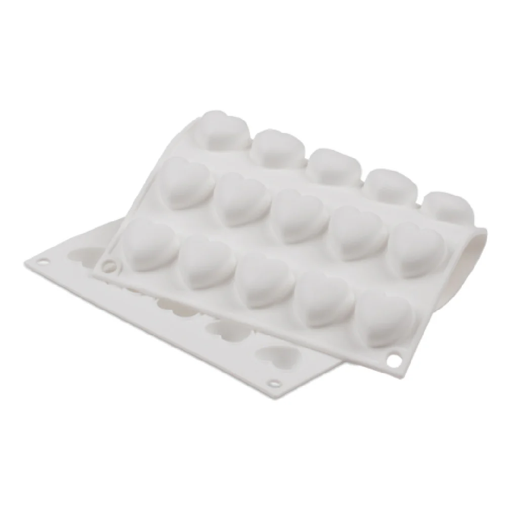 JB Prince MA106 11-3/4 Inch Silicone Candy Mold Makes 35 Hearts