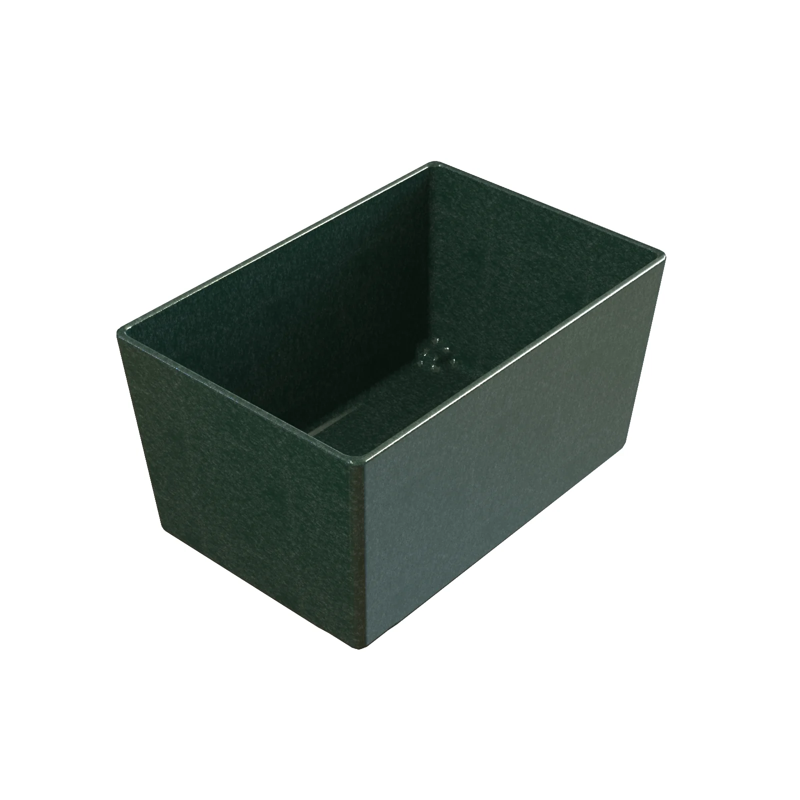 Tablecraft CW5026HGNS 9 Quart Cast Aluminum Simple Solutions Bowl Hunter Green with White Speckle