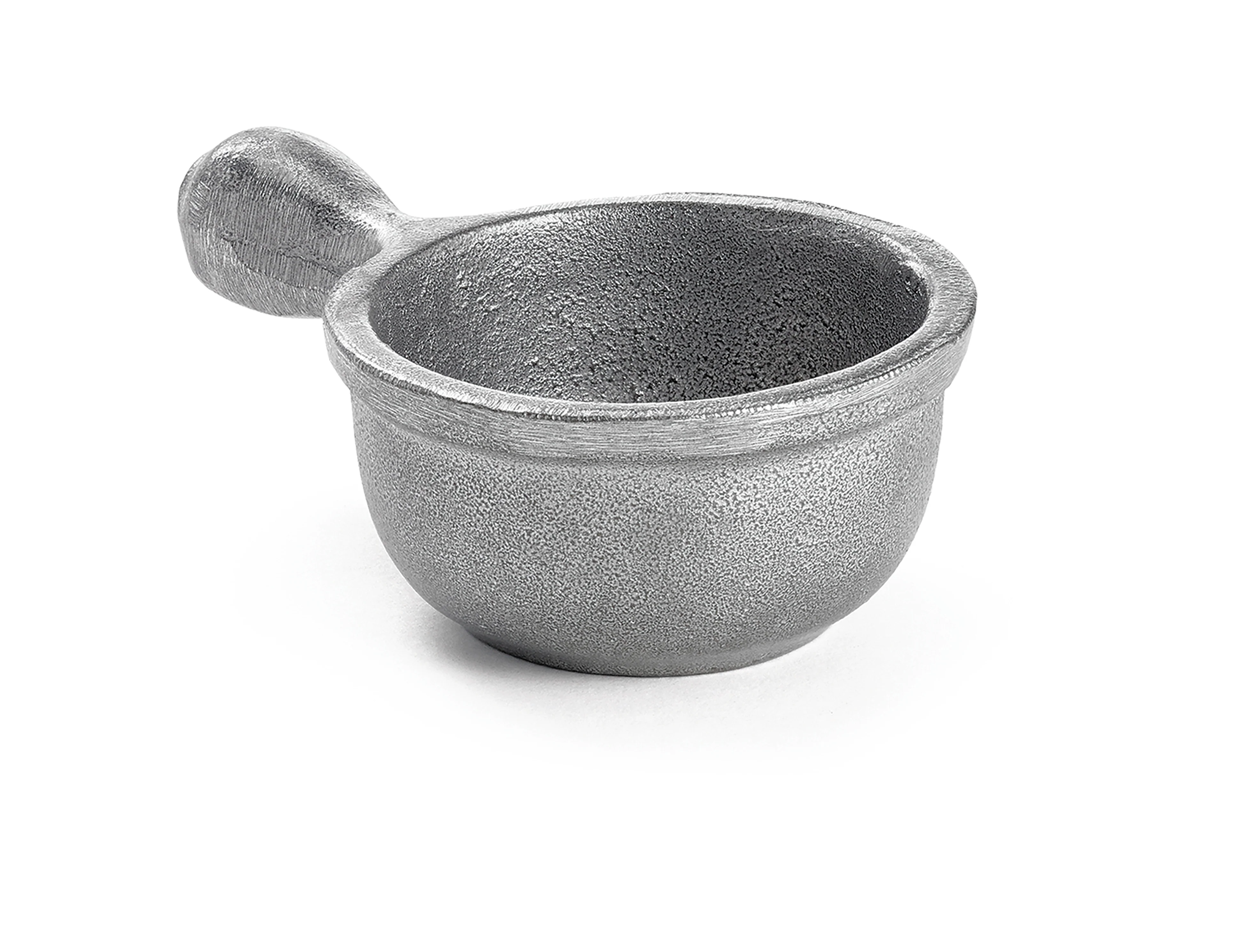 Tablecraft CW3370SNX 8 Oz Cold Holding Soup Bowl with Handle Aluminum Sunset Orange