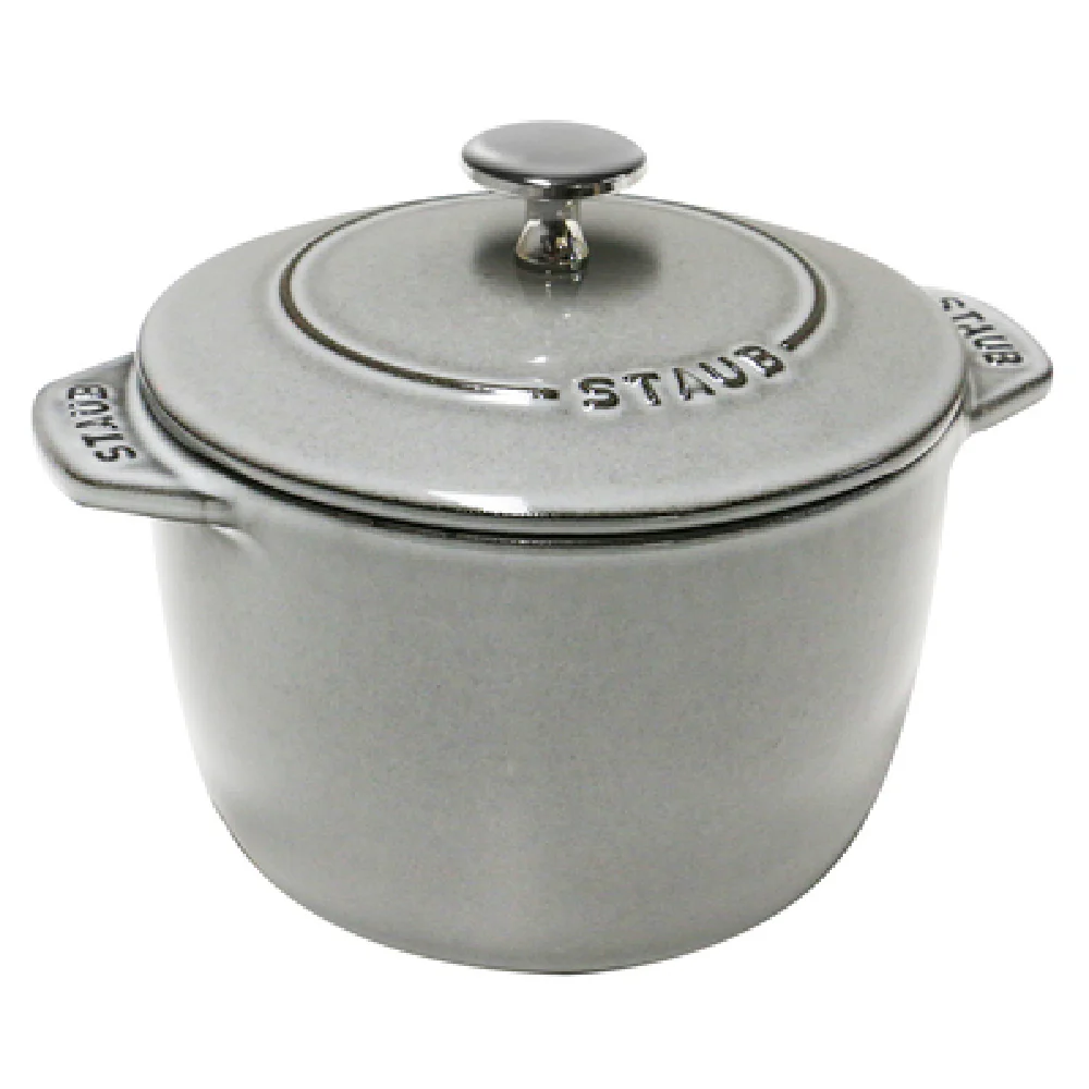 Zwilling 11721618 1.5 Qt Petite French Oven with Lid Enameled Cast Iron Gray