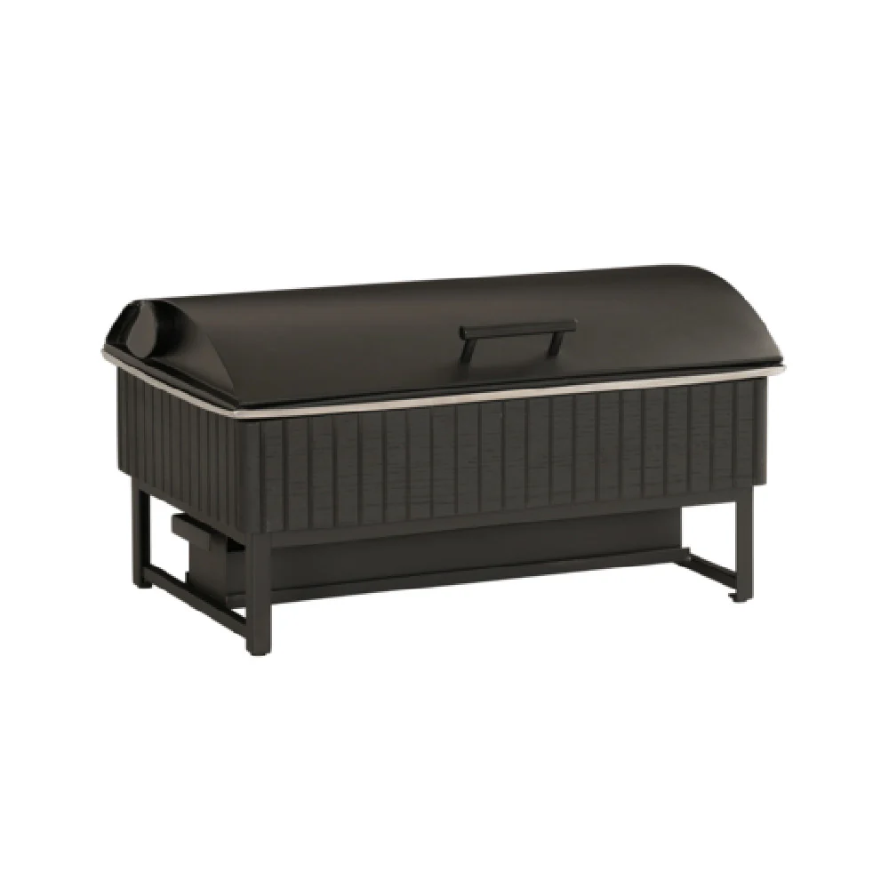 Cal Mil 23793-13 23 Inch Buffet Chafer with Grooved Detailing Stainless Steel Cal Mil 23793-13 23 Inch Buffet Chafer with Grooved Detailing Stainless Steel