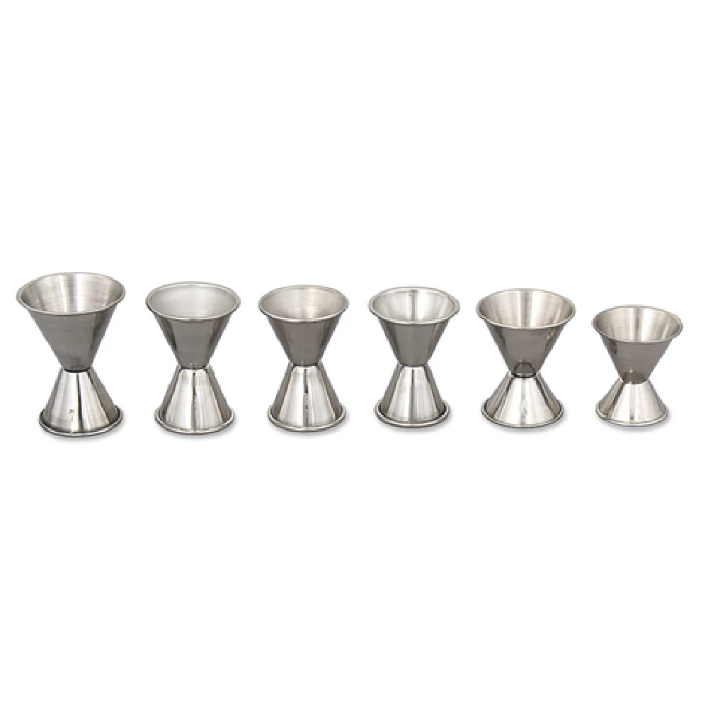Browne Foodservice 1294 3/4 to 1-1/4 Oz. Satin Finish Double Jigger Stainless Steel Browne Foodservice 1294 3/4 to 1-1/4 Oz. Satin Finish Double Jigger Stainless Steel