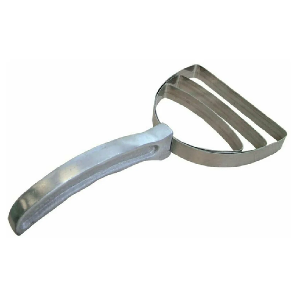 Omcan 10460 4 Inch Square Meat Scraper Stainless Steel with Ergonomic Handle Omcan 10460 4 Inch Square Meat Scraper Stainless Steel with Ergonomic Handle