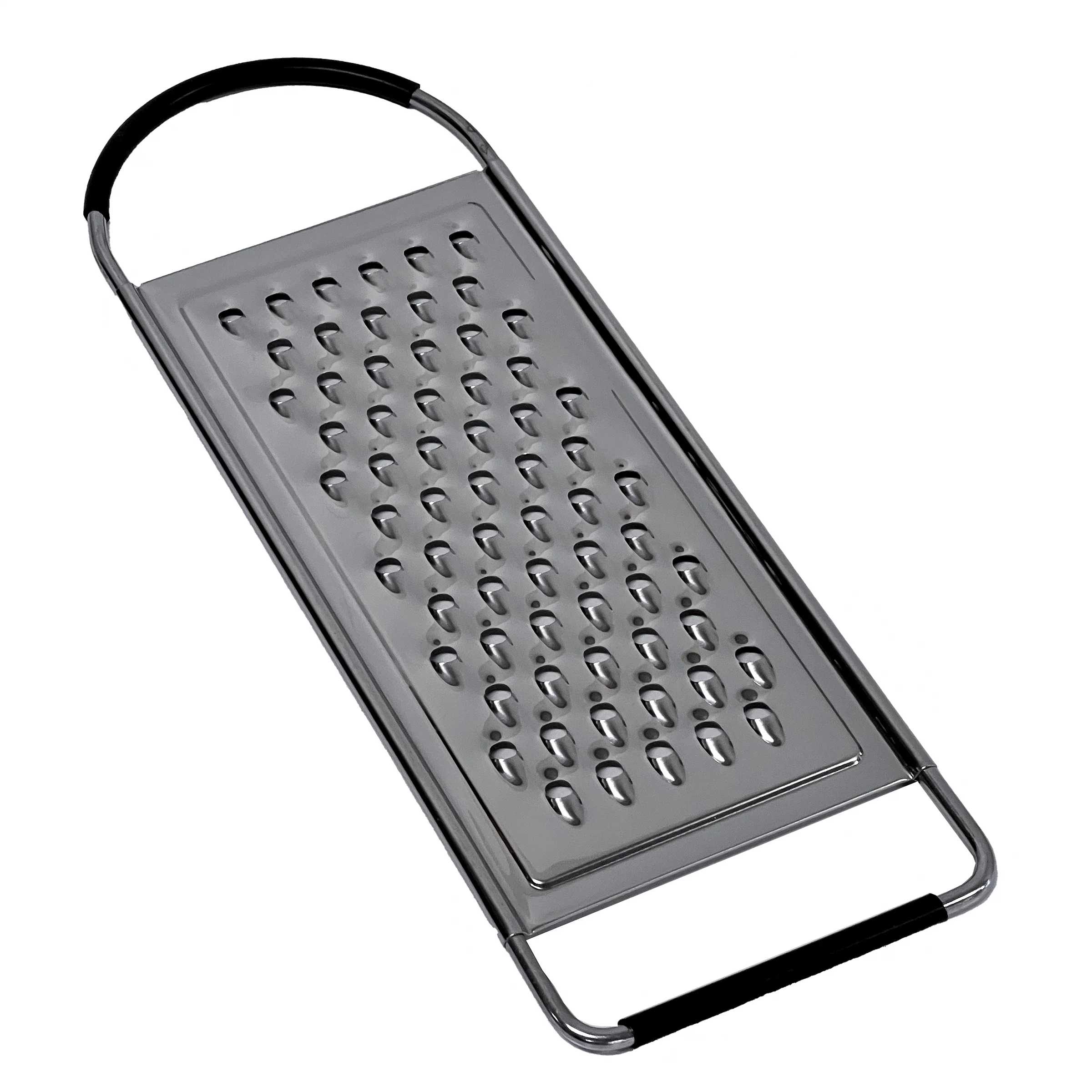 Tablecraft SG206BH 12-1/4 Inch Manual Flat Grater with Anti-slip Stainless Steel Tablecraft SG206BH 12-1/4 Inch Manual Flat Grater with Anti-slip Stainless Steel