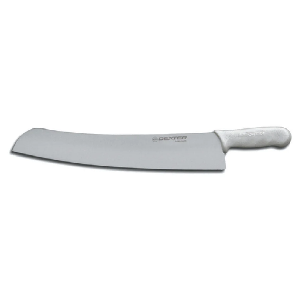 Dexter Russell S160-16 16 Inch High Carbon Stainless Steel Pizza Knife White Handle