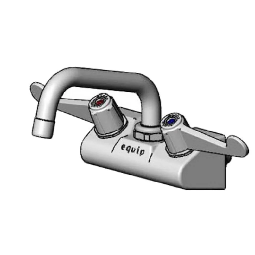 T&S Brass 5F-4WWX06 4 Inch Wall Mount Equip Faucet with 6 Inch Swing Nozzle T&S Brass 5F-4WWX06 4 Inch Wall Mount Equip Faucet with 6 Inch Swing Nozzle