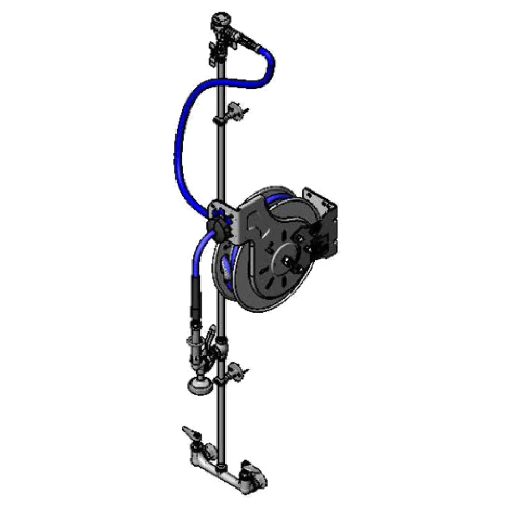 T&S Brass B-1433-7132-01M Hose Reel Assembly Open 3/8