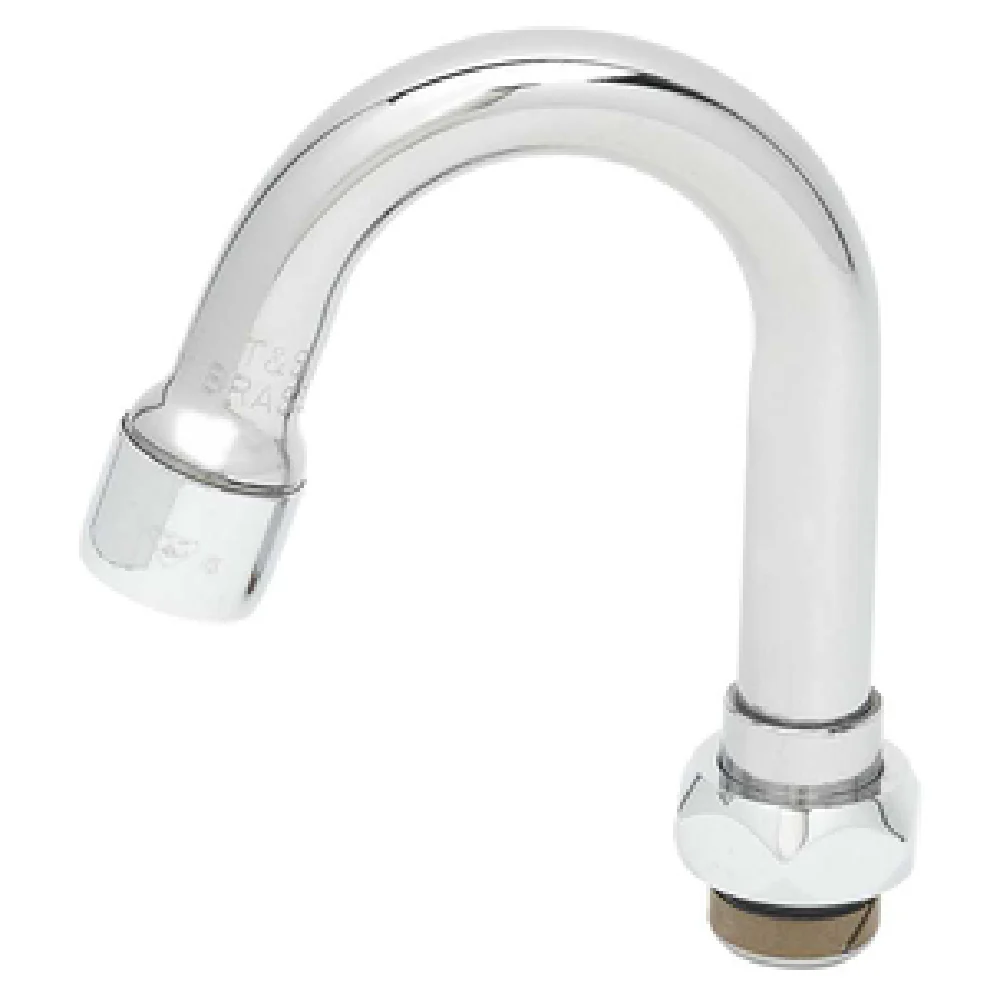 T&S Brass 131X-A22 Nozzle Swivel 4-3/4 Inch H Gooseneck Faucet Low Lead