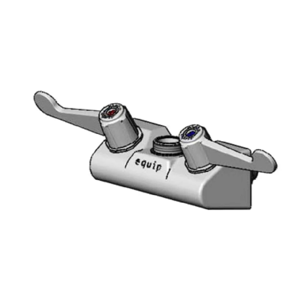 T&S Brass 5F-4WWX00 4 Inch Wall Mount Faucet with Ceramic Cartridges and Wrist Handles T&S Brass 5F-4WWX00 4 Inch Wall Mount Faucet with Ceramic Cartridges and Wrist Handles
