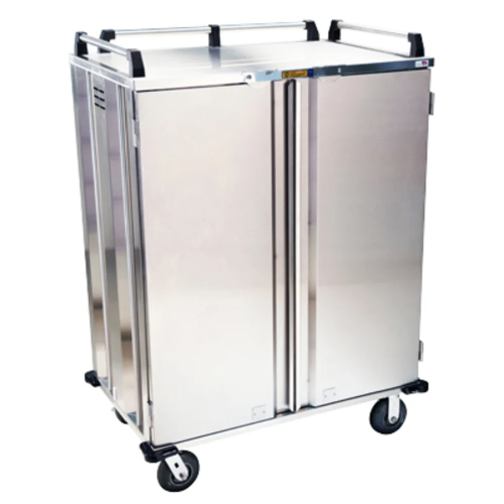 Alluserv ST2D2T20 51 Inch Non-insulated Meal Tray Delivery Cart Stainless Steel Alluserv ST2D2T20 51 Inch Non-insulated Meal Tray Delivery Cart Stainless Steel