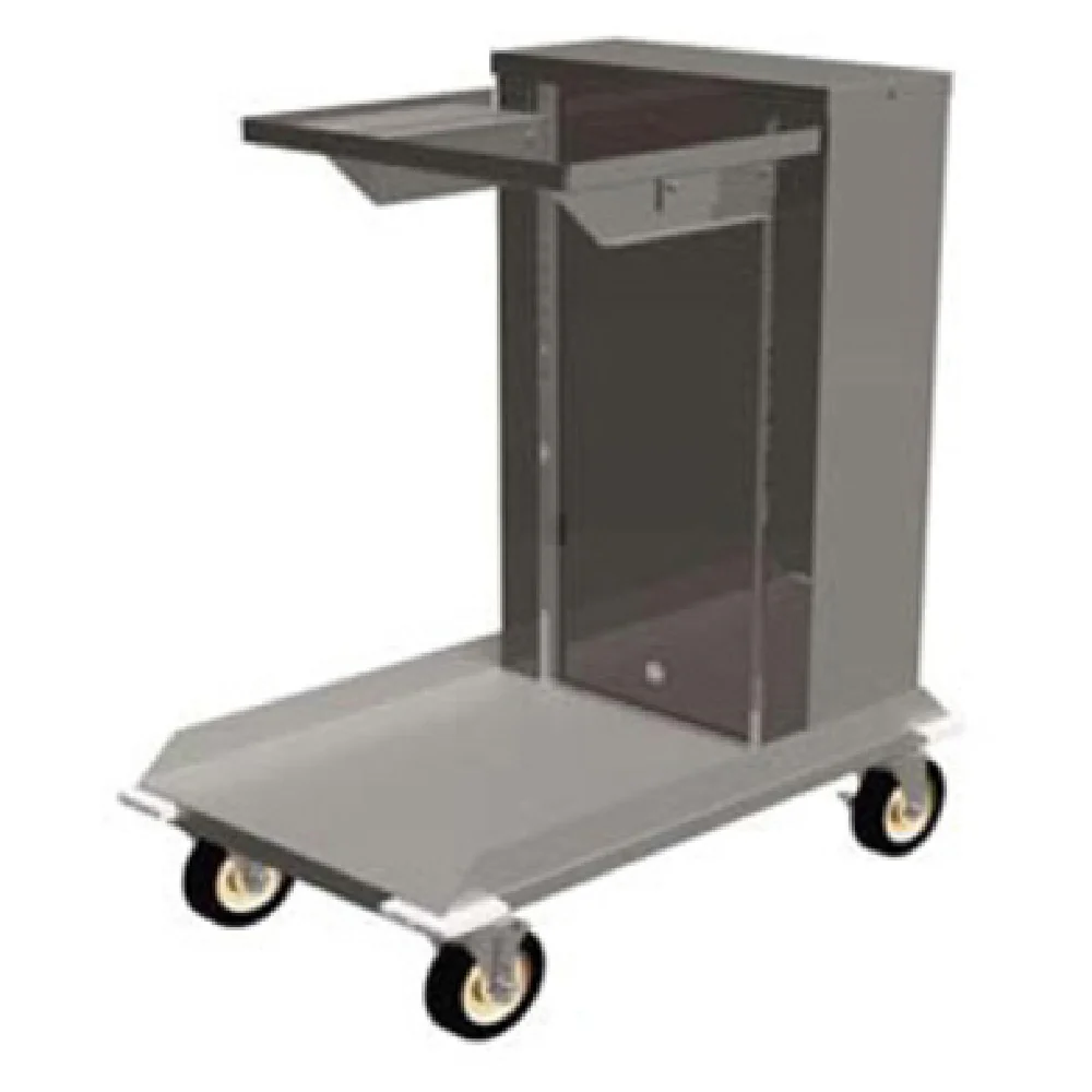 Atlas Metal MCT-1216 22 Inch Mobile Cantilever Tray Dispenser with Stainless Steel