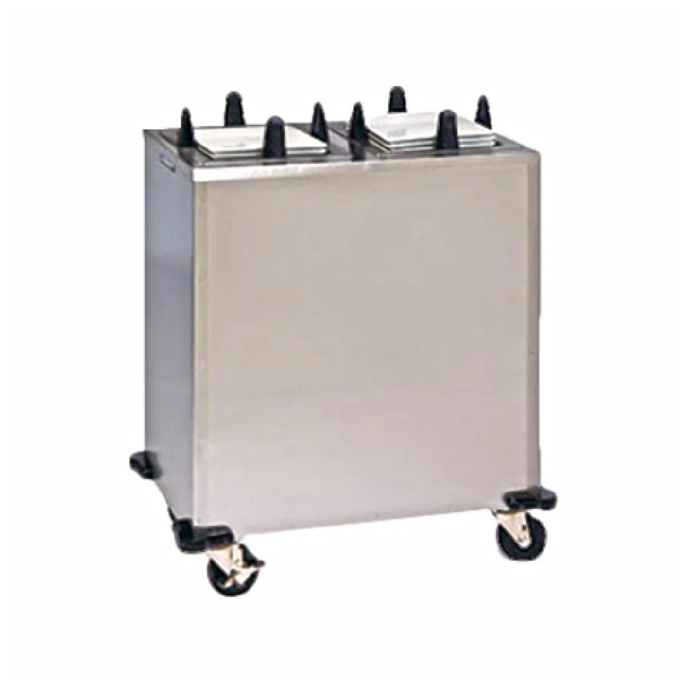 Lakeside S5206 32 Inch Dish Dispenser Non-heated Mobile with Easy-Glide Design Stainless Steel
