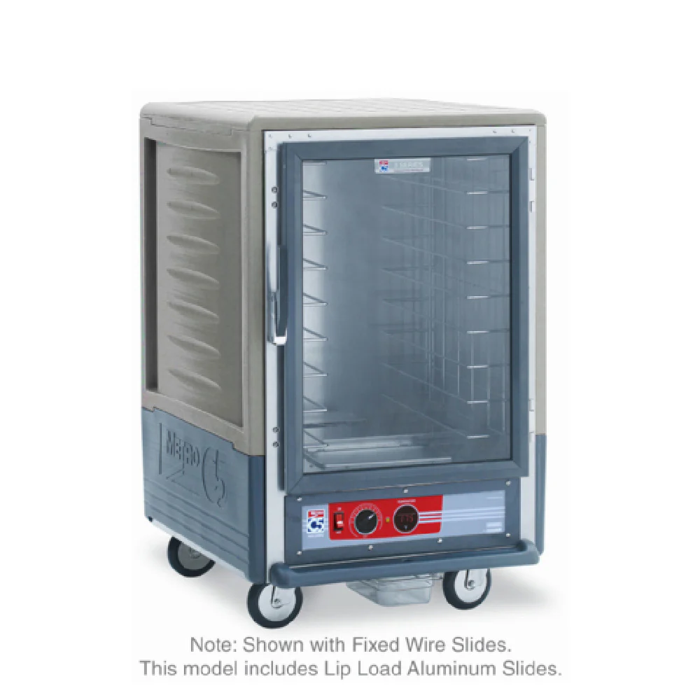 Metro C535-HLFC-L-GY 27 Inch Mobile Heated Cabinet Lower Wattage Insulated Metro C535-HLFC-L-GY 27 Inch Mobile Heated Cabinet Lower Wattage Insulated