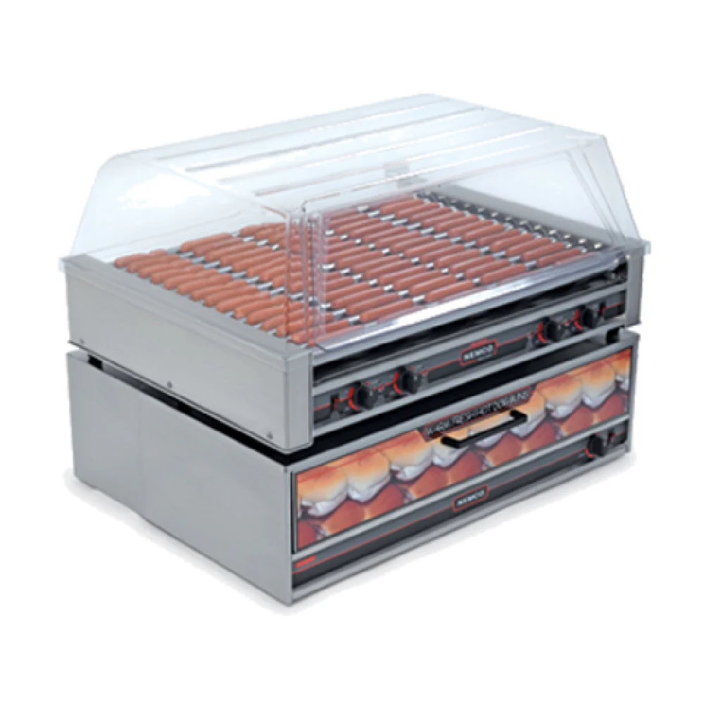 Nemco 8075-220 35 Inch Hot Dog Grill Roller Stainless Steel Aluminum with 16 Rollers Nemco 8075-220 35 Inch Hot Dog Grill Roller Stainless Steel Aluminum with 16 Rollers