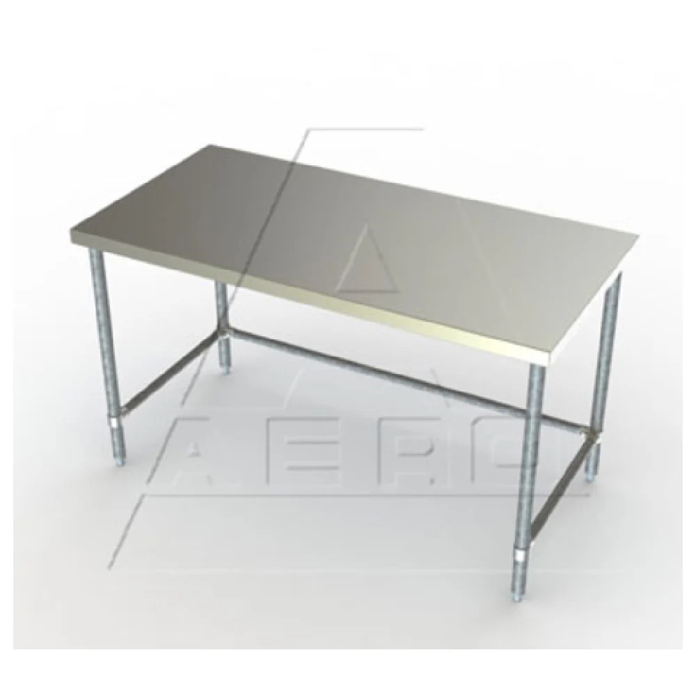 AERO Manufacturing 2TGX-4260 60 Inch Premium Work Table with 14 Gauge Stainless Steel AERO Manufacturing 2TGX-4260 60 Inch Premium Work Table with 14 Gauge Stainless Steel