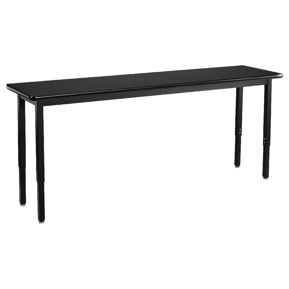 National Public Seating HDTX-1860 18 Inch Heavy Duty Steel Table with Leveling Glides National Public Seating HDTX-1860 18 Inch Heavy Duty Steel Table with Leveling Glides