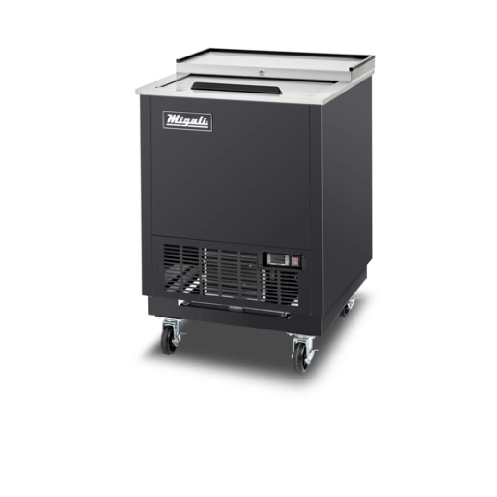 Migali Industries C-GF25-HC 26 Inch Glass Froster Freezer 4.1 Cu Ft Black Steel Migali Industries C-GF25-HC 26 Inch Glass Froster Freezer 4.1 Cu Ft Black Steel