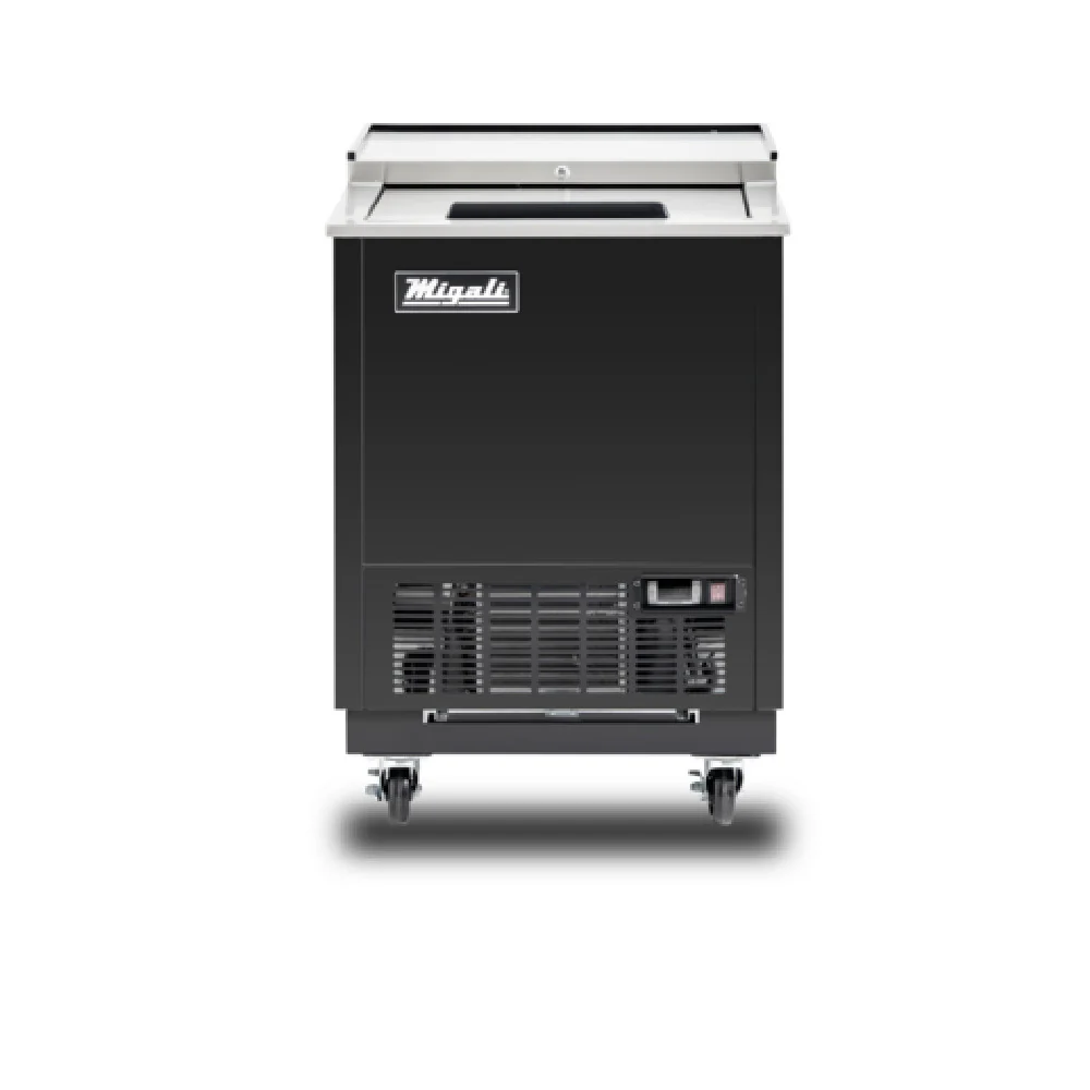 Migali Industries C-GF25-HC 26 Inch Glass Froster Freezer 4.1 Cu Ft Black Steel Migali Industries C-GF25-HC 26 Inch Glass Froster Freezer 4.1 Cu Ft Black Steel