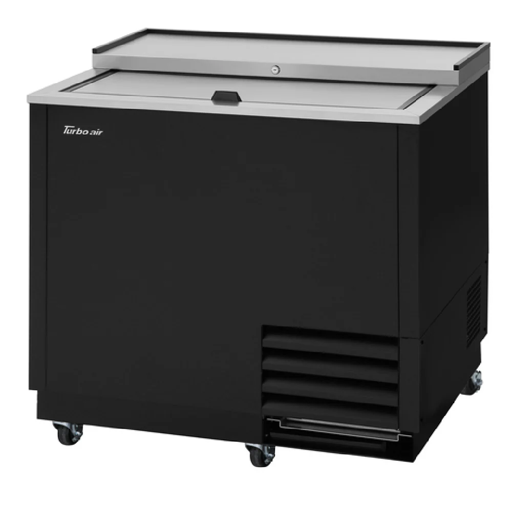 Turbo Air TBC-36SB-GF-N 36 Inch Super Deluxe Glass Froster 9.74 Cu Ft Stainless Steel and Vinyl Turbo Air TBC-36SB-GF-N 36 Inch Super Deluxe Glass Froster 9.74 Cu Ft Stainless Steel and Vinyl