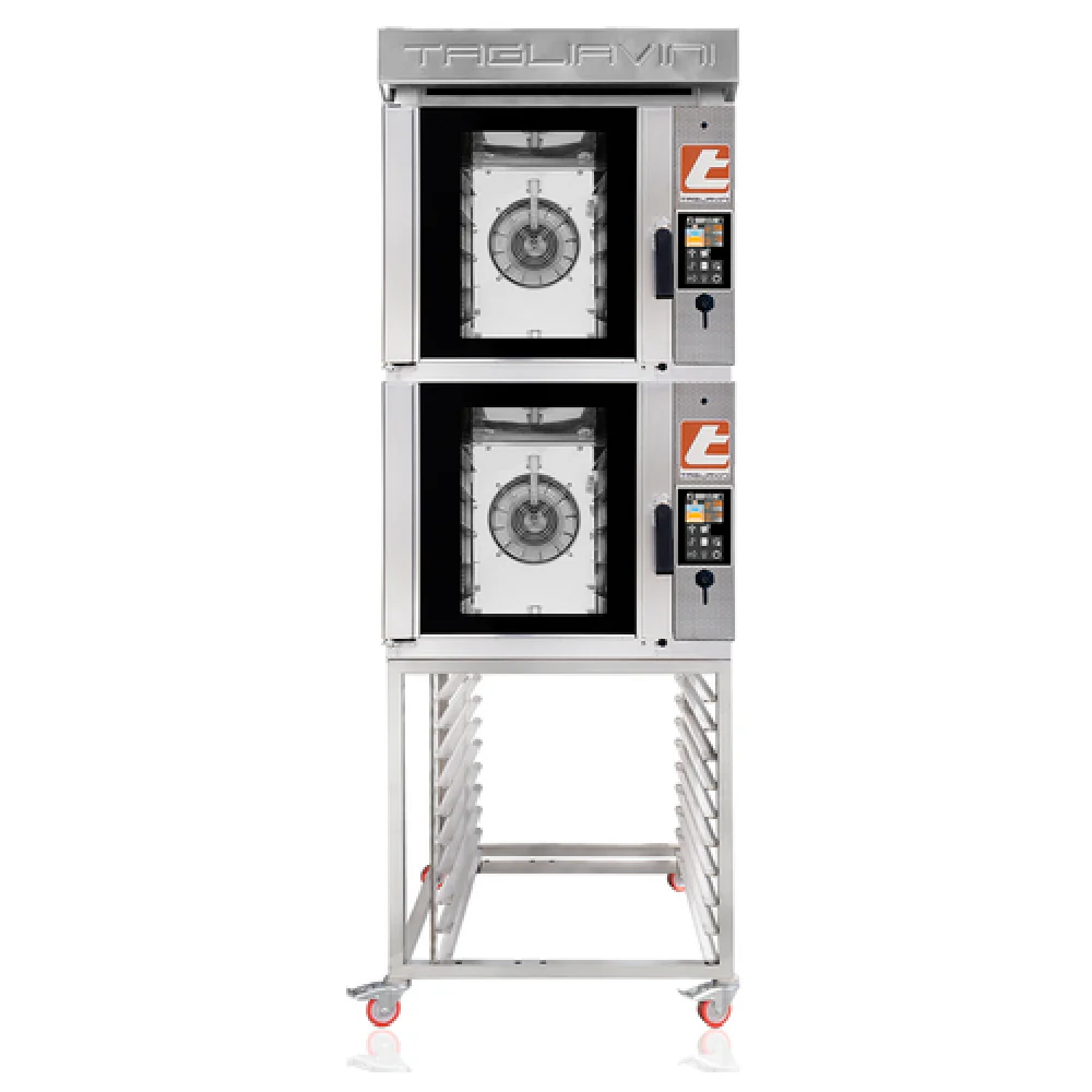 Erika Record TAG-TERMOVENT 5 PAN + 5 PAN 44 Inch Electric Convection Oven with Two Decks
