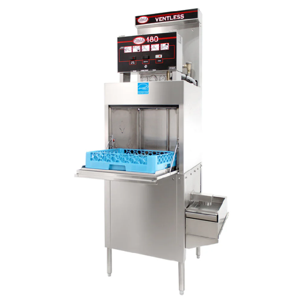CMA Dishmachines CMA-180-VL FL 25-1/2 Inch Ventless Dishwasher High Temp with Racks