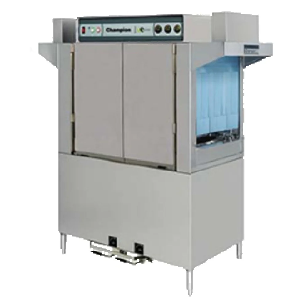 Champion 54 DR_208/60/3 70 Inch Electric Dishwasher Conveyor Type High Temperature Champion 54 DR_208/60/3 70 Inch Electric Dishwasher Conveyor Type High Temperature