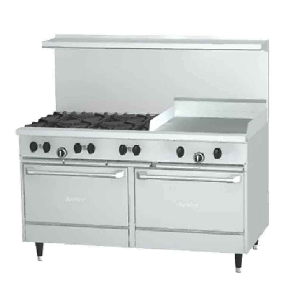 Garland X60-6G24RS_LP 60 Inch Gas Restaurant Range with 6 Burner 30000 BTU Garland X60-6G24RS_LP 60 Inch Gas Restaurant Range with 6 Burner 30000 BTU