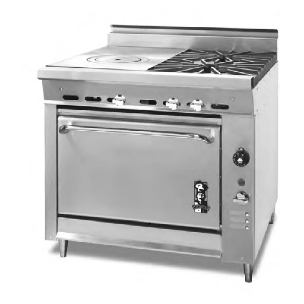 Montague Company M36-11 36 Inch Heavy Duty Gas Range with 30,000 BTU Burners