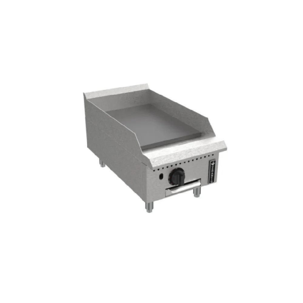 Venancio PGT15G-CT_NAT 15 Inch Prime Griddle Gas Countertop 3/4 Inch Steel Plate 35000 BTU Venancio PGT15G-CT_NAT 15 Inch Prime Griddle Gas Countertop 3/4 Inch Steel Plate 35000 BTU