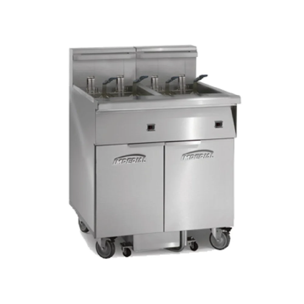 Imperial IFSSP275EUT_208/60/3 39 Inch Electric Deep Fryer with Filters Imperial IFSSP275EUT_208/60/3 39 Inch Electric Deep Fryer with Filters